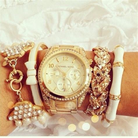 Michael Kors Watch and Arm Candy Accessories 